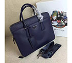 2017 prada Men briefcase bag Original Leather 2VE366