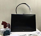 2018 CELINE MEDIUM CLASP BAG IN BOX CALFSKIN WITH PATINA 180923