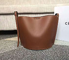 2018 CELINE SMALL STUDS BUCKET IN SATINATED NATURAL CALFSKIN 182933