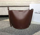 2018 CELINE SMALL STUDS BUCKET IN SATINATED NATURAL CALFSKIN