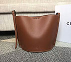 2018 CELINE SMALL STUDS BUCKET IN SATINATED NATURAL CALFSKIN