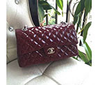 2018 Chanel 2.55 Series Flap Bag Original Patent Leather 1112 Silver hardware
