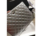 2018 Chanel Banquet Clutch Pleated Crumpled Calfskin A7094