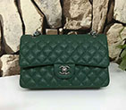 2018 Chanel Classic Flap Bag Original Calfskin Leather 1112 Silver hardware