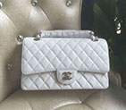 2018 Chanel Classic Flap Bag Original Caviar Leather 1112 Silver hardware