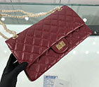 2018 Chanel Classic Flap Bag Original Glazed Crackled Leather