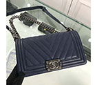 2018 Chanel LeBoy Flap Shoulder Bag