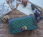 2018 Chanel LeBoy Flap Shoulder Bag Original Calfskin leather A67086