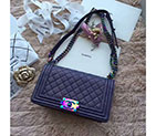 2018 Chanel LeBoy Flap Shoulder Bag Original Calfskin leather A67086