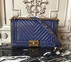 2018 Chanel LeBoy Flap Shoulder Bag Original Caviar leather A67086