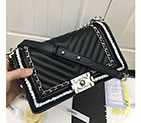 2018 Chanel LeBoy Flap Shoulder Bag in Sheepskin leather A67086