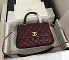 2018 Chanel Medium Flap Bag with Top Handle A92992