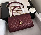 2018 Chanel Medium Flap Bag with Top Handle A92992