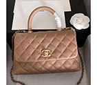 2018 Chanel Medium Flap Bag with Top Handle A92992