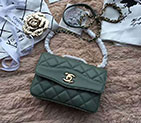 2018 Chanel Mini Flap Bag in Original Lambskin leather A57027