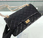 2018 Chanel Original Glazed Crackled Leather Classic Flap Bag 1112