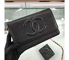 2018 Chanel WOC A33814 Original Caviar Leather Mini Flap Bag A33814