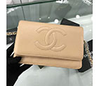2018 Chanel WOC A33814 Original Caviar Leather Mini Flap Bag A33814