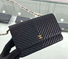 2018 Chanel WOC A33814 Original Grained Calfskin Mini Flap Bag A33814