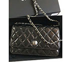 2018 Chanel WOC A33814 Original Pleated Crumpled Calfskin Mini Flap Bag A33814