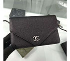 2018 Chanel WOC Flap Bag Original Calfskin Leather A82797