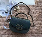 2018 Chanel messenger bag Real Python leather