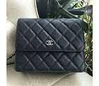 2018 Chanel mini Classic Flap Bag Original leather A84310 Silver A84310