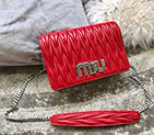 2018 DELICE MIU LOGO MATELASSE LEATHER BAG 5BF069