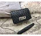 2018 DELICE MIU LOGO MATELASSE LEATHER BAG 5BF069