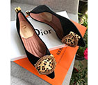 2018 Dior women Flat shoes in velvet