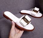 2018 Ferragamo women Flat Slippers in Calfskin LFWS0209