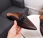 2018 Givenchy women shoes in Calfskin with rivet GCW0044