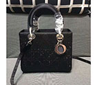 2018 Lady Dior Bag D1655 in Silk D1655
