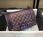 2018 Le Boy Chanel Flap Shoulder Bag A67085