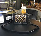 2018 Le Boy Chanel Flap Shoulder Bag A67085