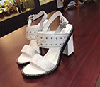 2018 Louis vitton women Sandal in Calfskin with rivet Heel 9.5cm SW0725