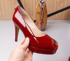 2018 Louis vitton women shoes in Patent leather Heel 10cm SW0714
