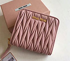 2018 Miu Miu MADRAS GOAT LEATHER WALLET