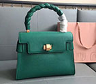 2018 Miu Miu MADRAS LEATHER MIU CLICK HANDBAG