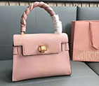 2018 Miu Miu MADRAS LEATHER MIU CLICK HANDBAG