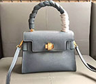 2018 Miu Miu MADRAS LEATHER MIU CLICK HANDBAG