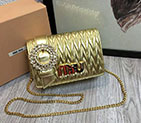 2018 Miu Miu MATELASSE LEATHER BAG