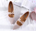 2018 Miu Miu women Flat shoes in Lambskin leather BMS0301