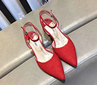 2018 Miu Miu women Sandal in Calfskin Heel 6.5cm BMS0344