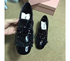 2018 Miu Miu women shoes in Patent leather Heel 6.5cm BMS0336