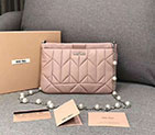 2018 MiuMiu CLUTCH in Lambskin LEATHER 5BH356