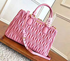 2018 MiuMiu LEATHER MIU MIU AVENUE TRAVEL BAG
