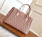2018 MiuMiu LEATHER MIU MIU AVENUE TRAVEL BAG
