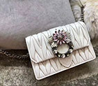 2018 MiuMiu Lady MATELASSE LEATHER BAG 5BH077