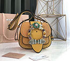 2018 MiuMiu MADRAS LEATHER MIU MIU DAHLIA BAG